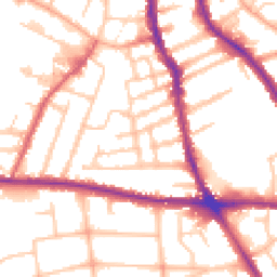 Daytime road noise heatmap for WV2 3EL
