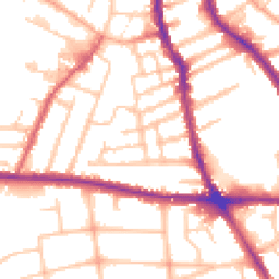 Daytime road noise heatmap for WV2 3EN