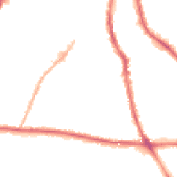 Night-time road noise heatmap for WV2 3ET