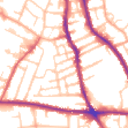 Daytime road noise heatmap for WV2 3EU