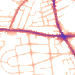 Daytime road noise heatmap for WV2 3HS