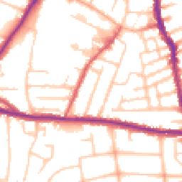 Daytime road noise heatmap for WV2 3JB