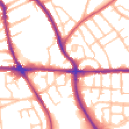 Daytime road noise heatmap for WV2 3NX