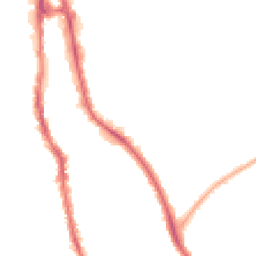 Night-time road noise heatmap for WV2 3PA