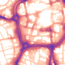 Daytime road noise heatmap for WV2 4LD