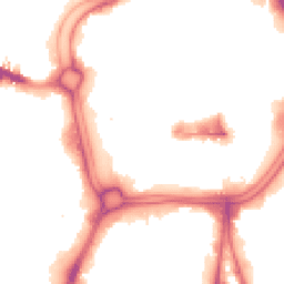 Night-time road noise heatmap for WV2 4LD