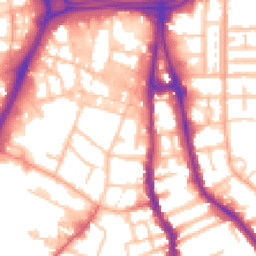 Daytime road noise heatmap for WV2 4LR