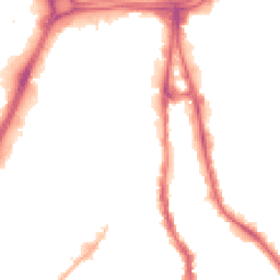 Night-time road noise heatmap for WV2 4LR