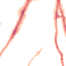 Night-time road noise heatmap for WV2 4NF