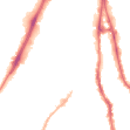 Night-time road noise heatmap for WV2 4NG