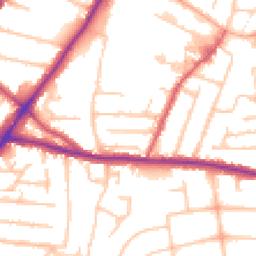 Daytime road noise heatmap for WV2 4NY