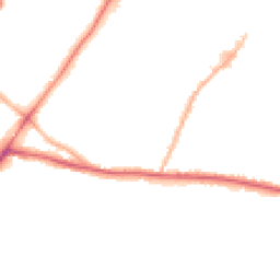 Night-time road noise heatmap for WV2 4NY
