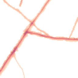 Night-time road noise heatmap for WV2 4QA