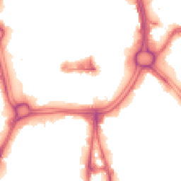Night-time road noise heatmap for WV2 4QX