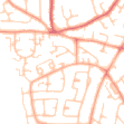 Daytime road noise heatmap for WV4 4AE