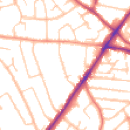 Daytime road noise heatmap for WV4 4AF