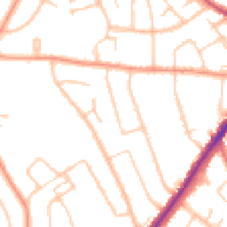 Daytime road noise heatmap for WV4 4AP