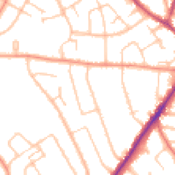 Daytime road noise heatmap for WV4 4AW