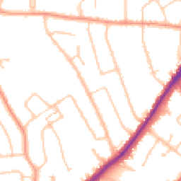 Daytime road noise heatmap for WV4 4BB