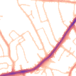 Daytime road noise heatmap for WV4 4BD