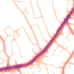 Daytime road noise heatmap for WV4 4BE