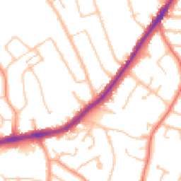 Daytime road noise heatmap for WV4 4BG