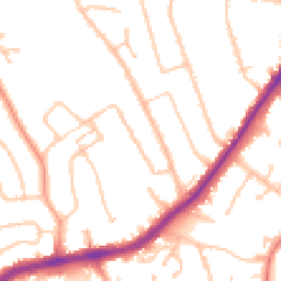 Daytime road noise heatmap for WV4 4BH