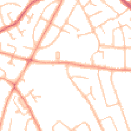 Daytime road noise heatmap for WV4 4BL