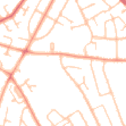 Daytime road noise heatmap for WV4 4BP
