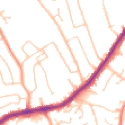 Daytime road noise heatmap for WV4 4BQ