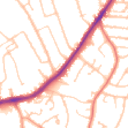 Daytime road noise heatmap for WV4 4DA