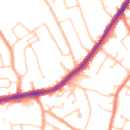 Daytime road noise heatmap for WV4 4DD