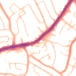 Daytime road noise heatmap for WV4 4DF