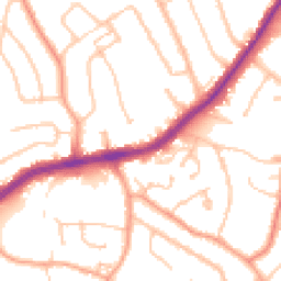 Daytime road noise heatmap for WV4 4DG