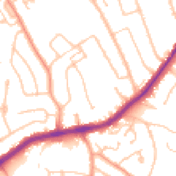 Daytime road noise heatmap for WV4 4DN