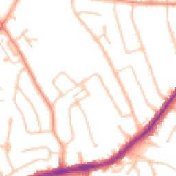 Daytime road noise heatmap for WV4 4DP