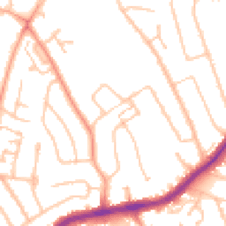 Daytime road noise heatmap for WV4 4DS