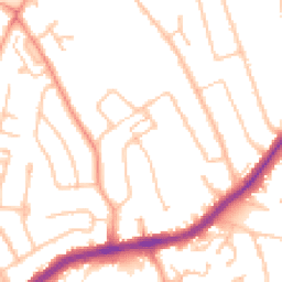 Daytime road noise heatmap for WV4 4DW