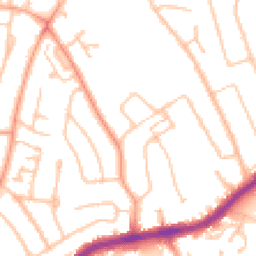 Daytime road noise heatmap for WV4 4DX