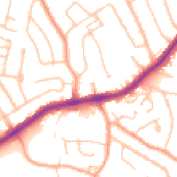 Daytime road noise heatmap for WV4 4DY