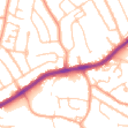 Daytime road noise heatmap for WV4 4ED