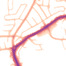 Daytime road noise heatmap for WV4 4HU