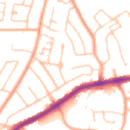 Daytime road noise heatmap for WV4 4HY