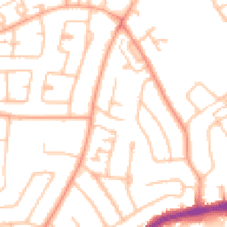 Daytime road noise heatmap for WV4 4LJ
