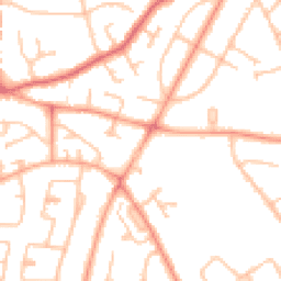 Daytime road noise heatmap for WV4 4LS