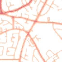 Daytime road noise heatmap for WV4 4LU