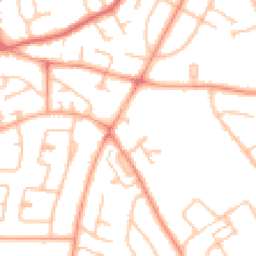 Daytime road noise heatmap for WV4 4LX