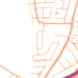 Daytime road noise heatmap for WV4 4NP