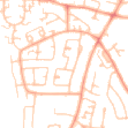 Daytime road noise heatmap for WV4 4QX