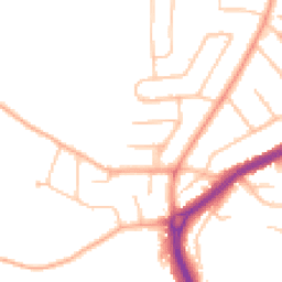 Daytime road noise heatmap for WV4 4SS